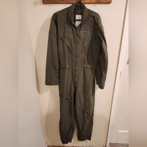 Men's Olive Green Military Flight Suit